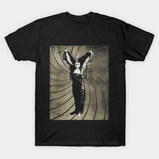 Theda Bara - Vamp - Sepia - Sin - Untitled Image T-Shirt by silentandprecodehorror